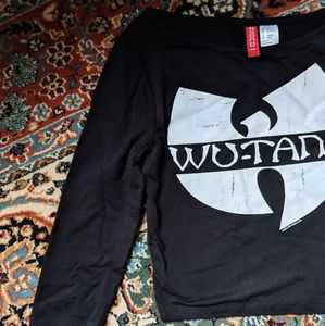 H&M wu tang crop top xs